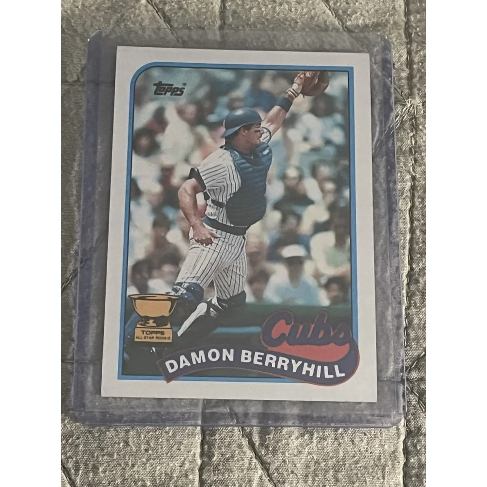 Damon Berryhill Chicago Cubs 1989 Topps Baseball Card